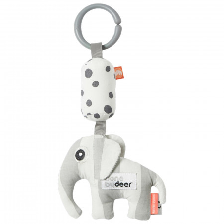 Done by Deer "To go friend" Glocken-Rassel Elefant Elphee Grau