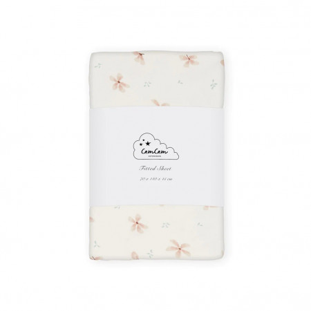 Cam Cam Spannbettlaken - Windflower Creme