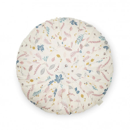 Cam Cam Rundes Kissen - Pressed Leaves Rose