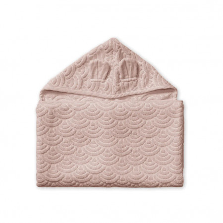 Cam Cam Kapuzenhandtuch mit Öhrchen - Dusty Rose