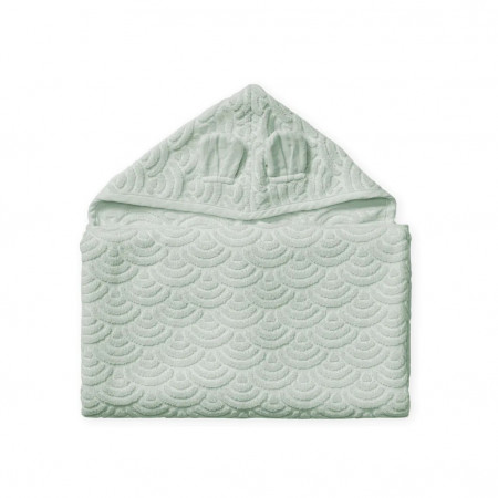 Cam Cam Kapuzenhandtuch mit Öhrchen - Dusty Green