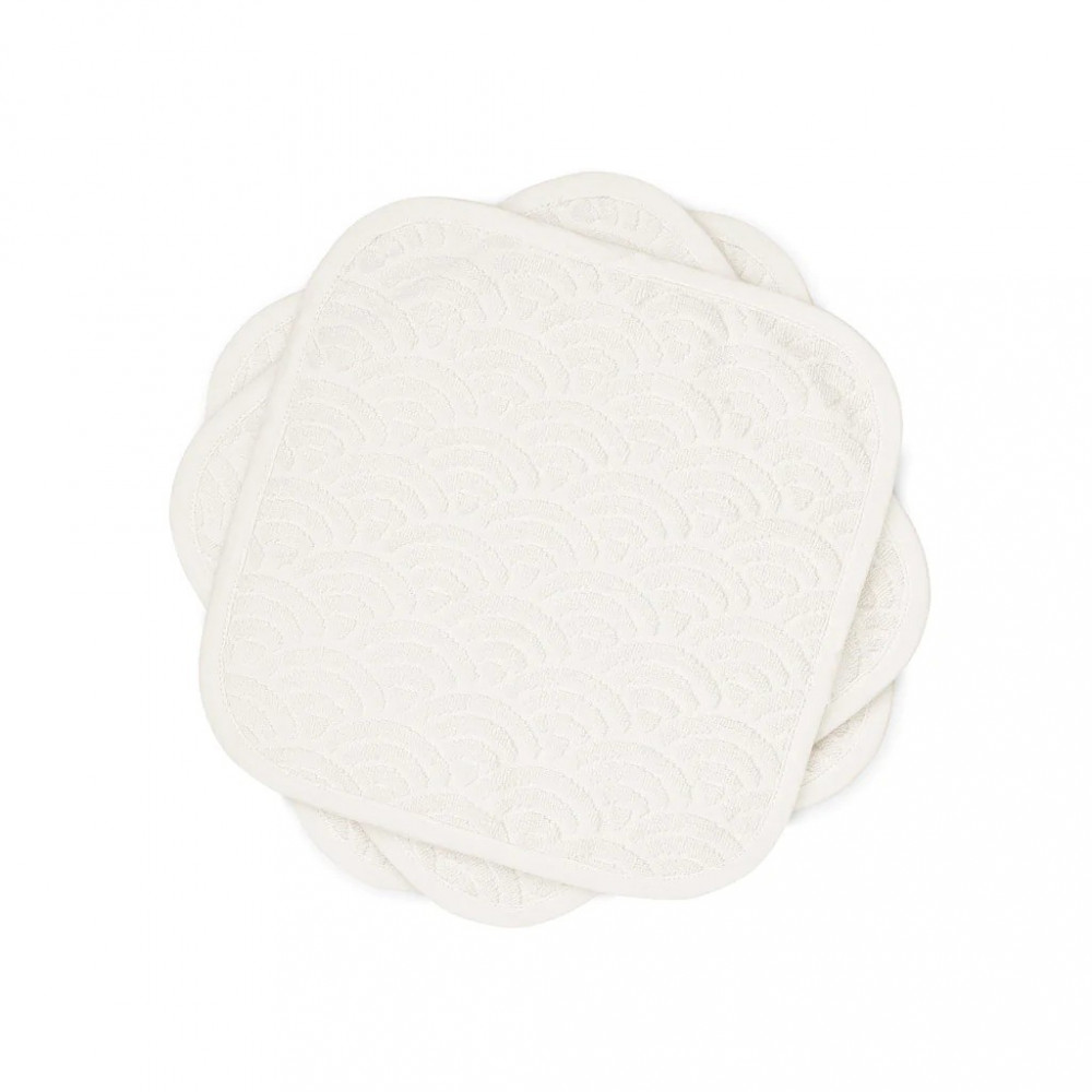 Cam Cam Waschlappen, 3er-Pack - White