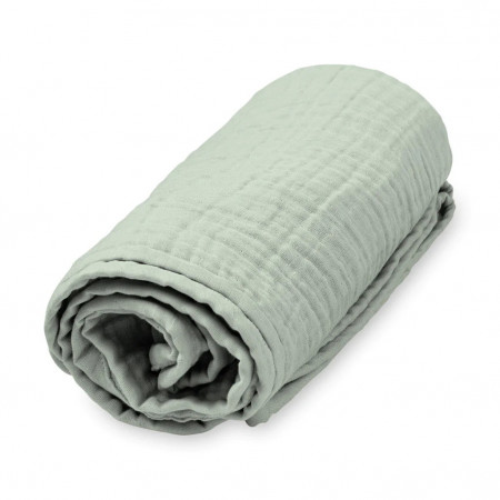 Cam Cam Musselin Babydecke - Dusty Green