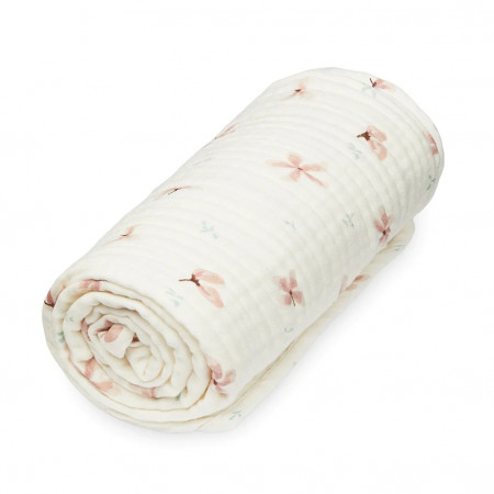 Cam Cam Musselin Babydecke - Windflower Creme