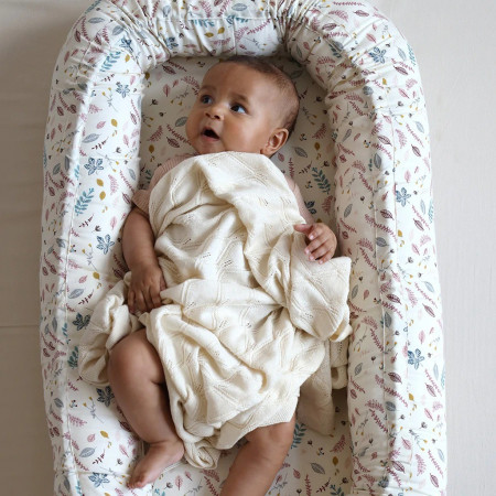 Cam Cam Copenhagen Baby Nestchen - Pressed Leaves Rose