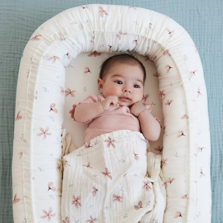 Cam Cam Copenhagen Baby Nestchen - Windflower Creme