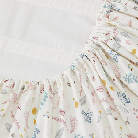Cam Cam Copenhagen Babynest Laken - Pressed Leaves Rose