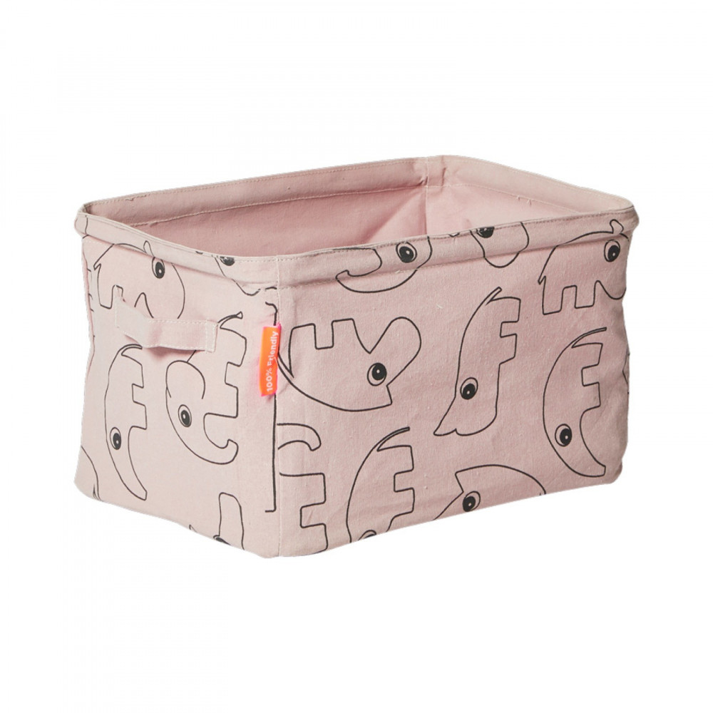Done by Deer Aufbewahrungsbox aus Stoff, rosa