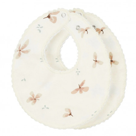 Cam Cam Jersey Lätzchen 2er pack - Windflower Creme