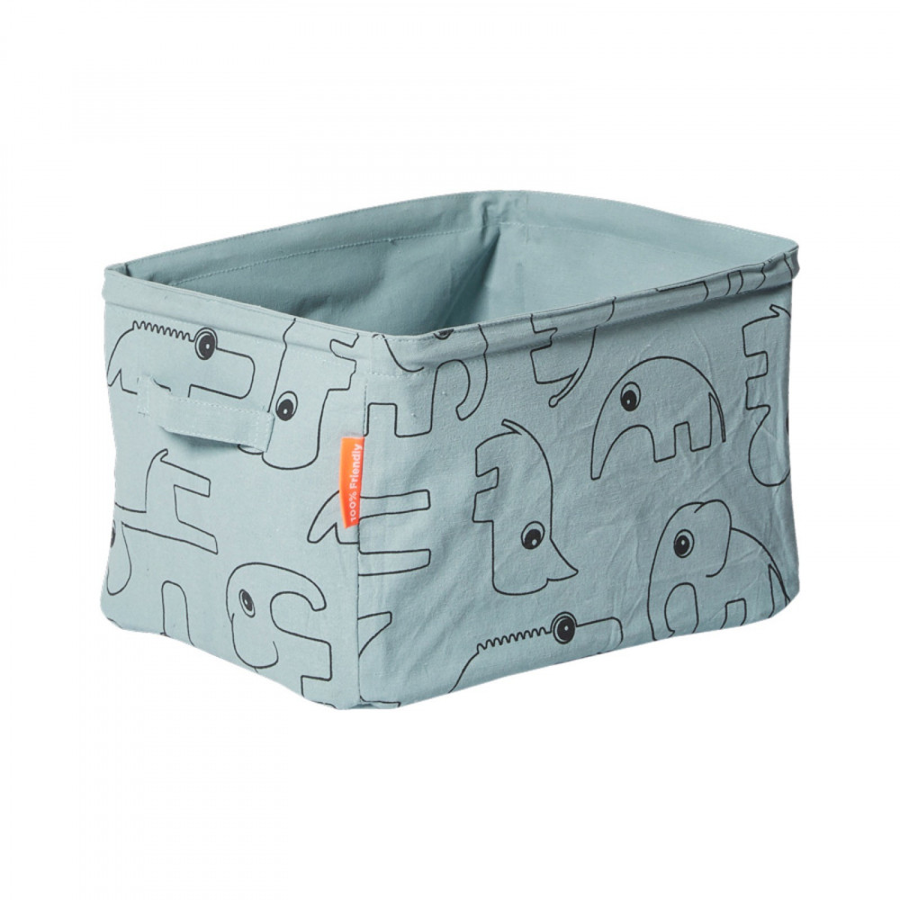 Done by Deer Aufbewahrungsbox aus Stoff, blau