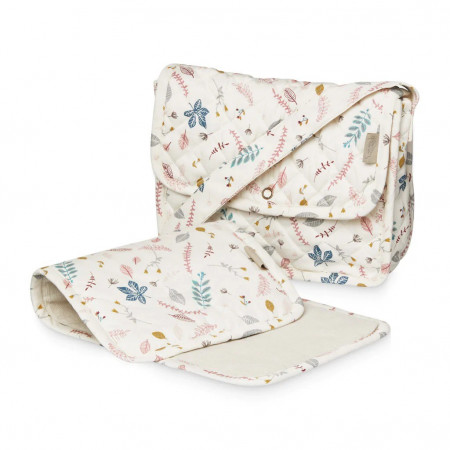 Cam Cam Puppen Wickeltasche - Pressed Leaves Rose