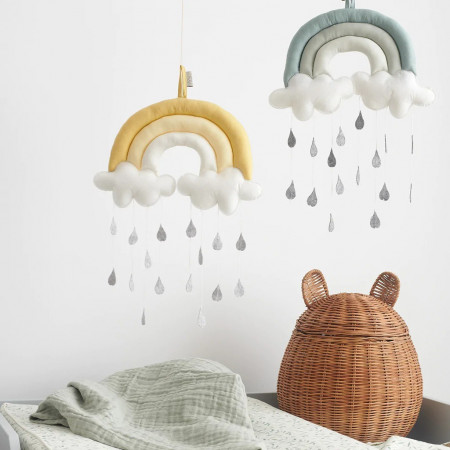 Cam Cam Copenhagen Regenbogen Mobile - Mix Dusty Green