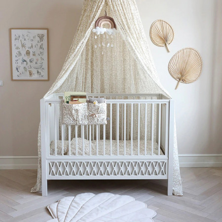 Cam Cam Copenhagen Harlequin Baby Bett, 60x120cm - Sand