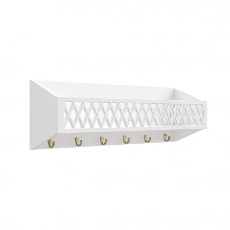 Cam Cam Copenhagen Harlequin Regal mit Haken- Weiß