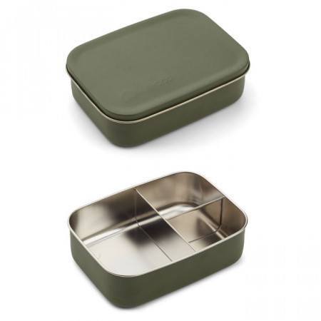 Liewood Jimmy Lunchbox Brotdose - Dino Hunter green