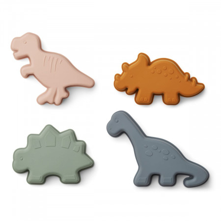 Liewood Sandformen-Set "Gill" Dino / Sandy 4er-Pack