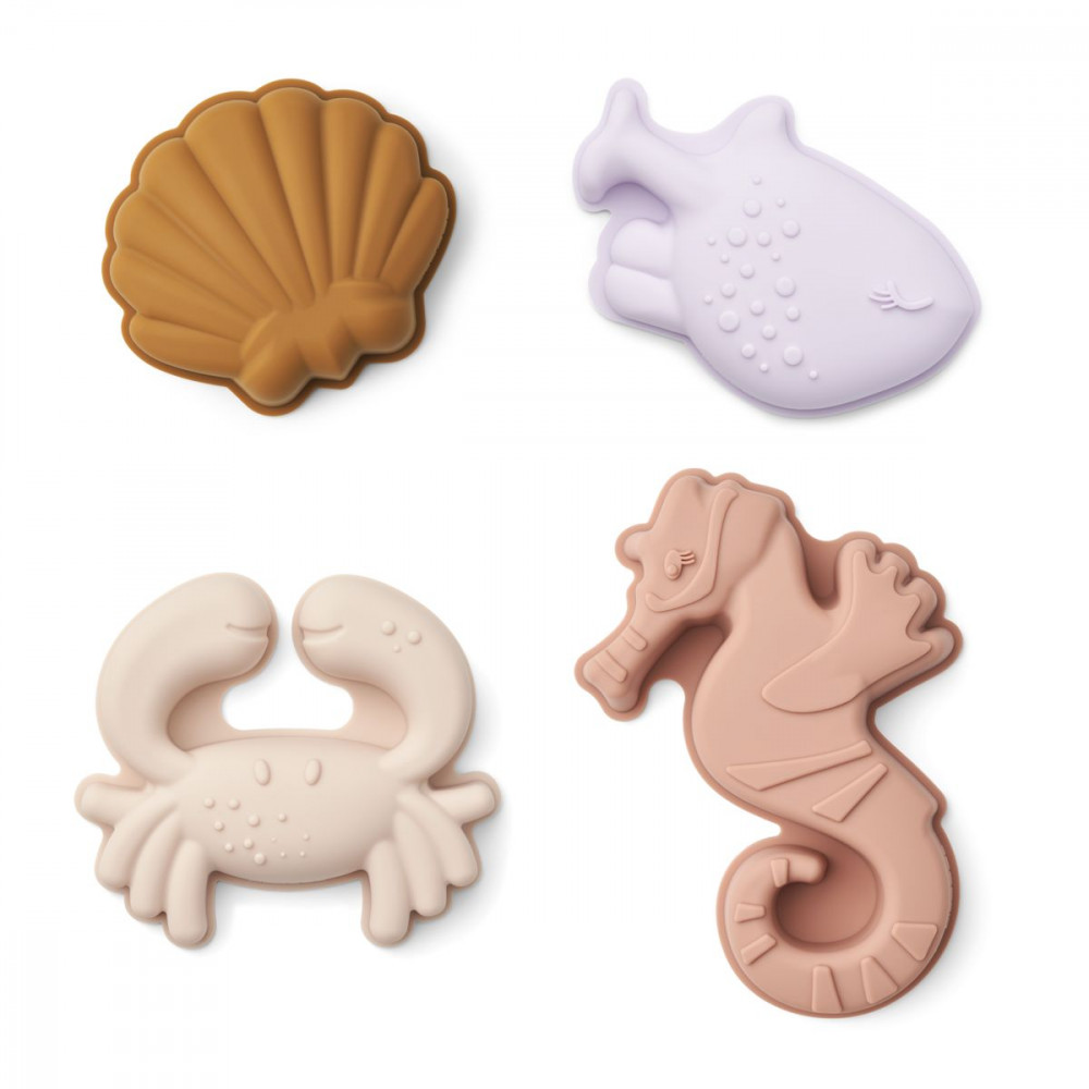 Liewood Sandfiguren "Gill" 4er-Pack Sea shell / Pale tuscany Liewood Sandfiguren "Gill" 4er-Pack Sea shell / Pale tuscany