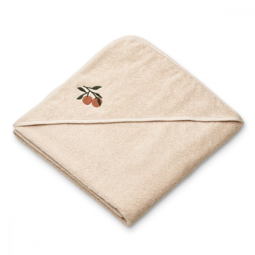 Liewood Baby Kapuzenhandtuch "Goya" in Peach / sea shell 100 cm x 100 cm Liewood Baby Kapuzenhandtuch "Goya" in Peach / sea shell 100 cm x 100 cm