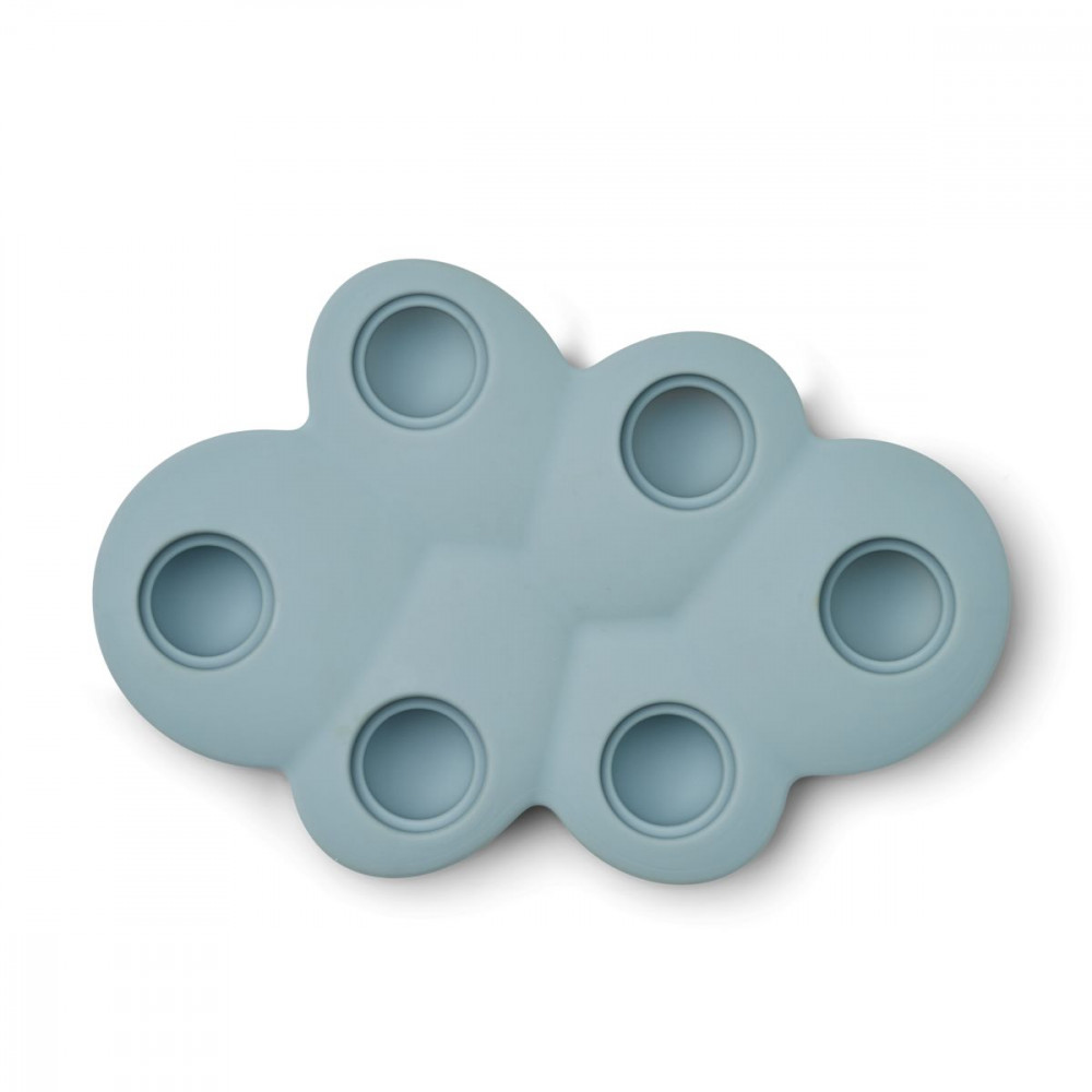 Liewood Pop-it-Spielzeug "Anne" Wolkendesign in Cloud / Whale blue mix