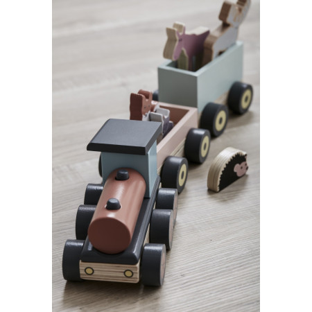 Kids Concept Zug mit Waldtieren aus Holz Kids Concept Zug mit Waldtieren aus Holz
