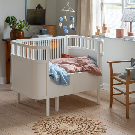 Sebra Bett, Baby & Junior, classic white