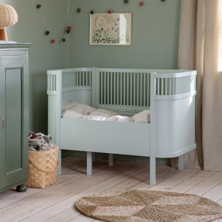 Sebra Bett, Baby & Junior, mist green