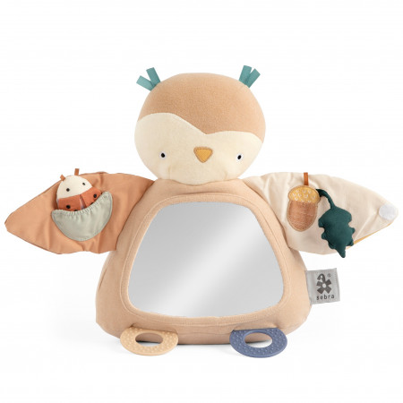 Sebra Aktivitätsspielzeug, Blinky die Eule, maple beige