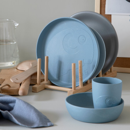 Sebra MUMS, Teller-Set, powder blue
