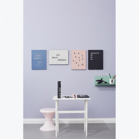Design Letters Message Board A4, grau Design Letters Message Board A4, grau