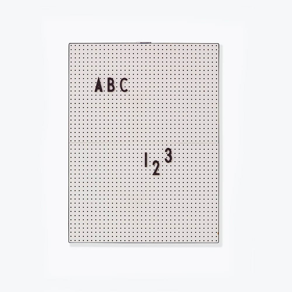 Design Letters Message Board A4, grau Design Letters Message Board A4, grau
