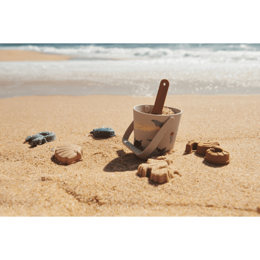 Liewood Gilma Silikon Sandspielzeug - Sea creature / Sandy