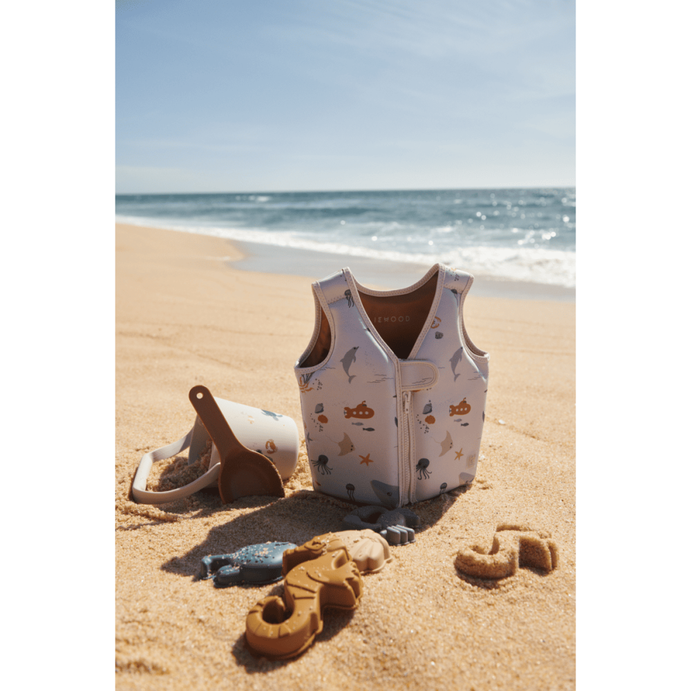 Liewood Gilma Silikon Sandspielzeug - Sea creature / Sandy