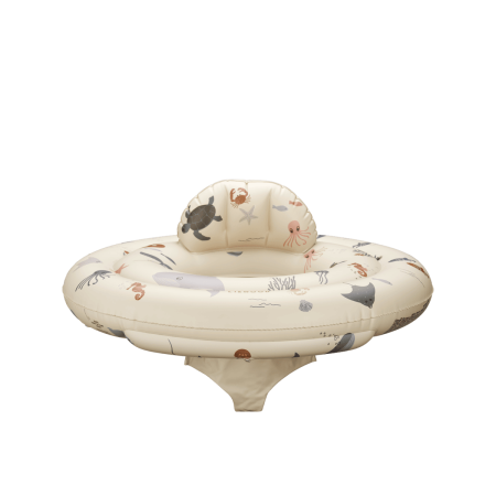 Liewood Dawn Schwimmsitz für Babys| Sea Creature, Sandy