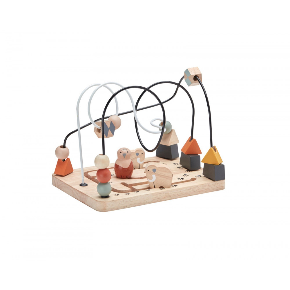 Kids Concept Motorikschleife & Labyrinth aus Holz