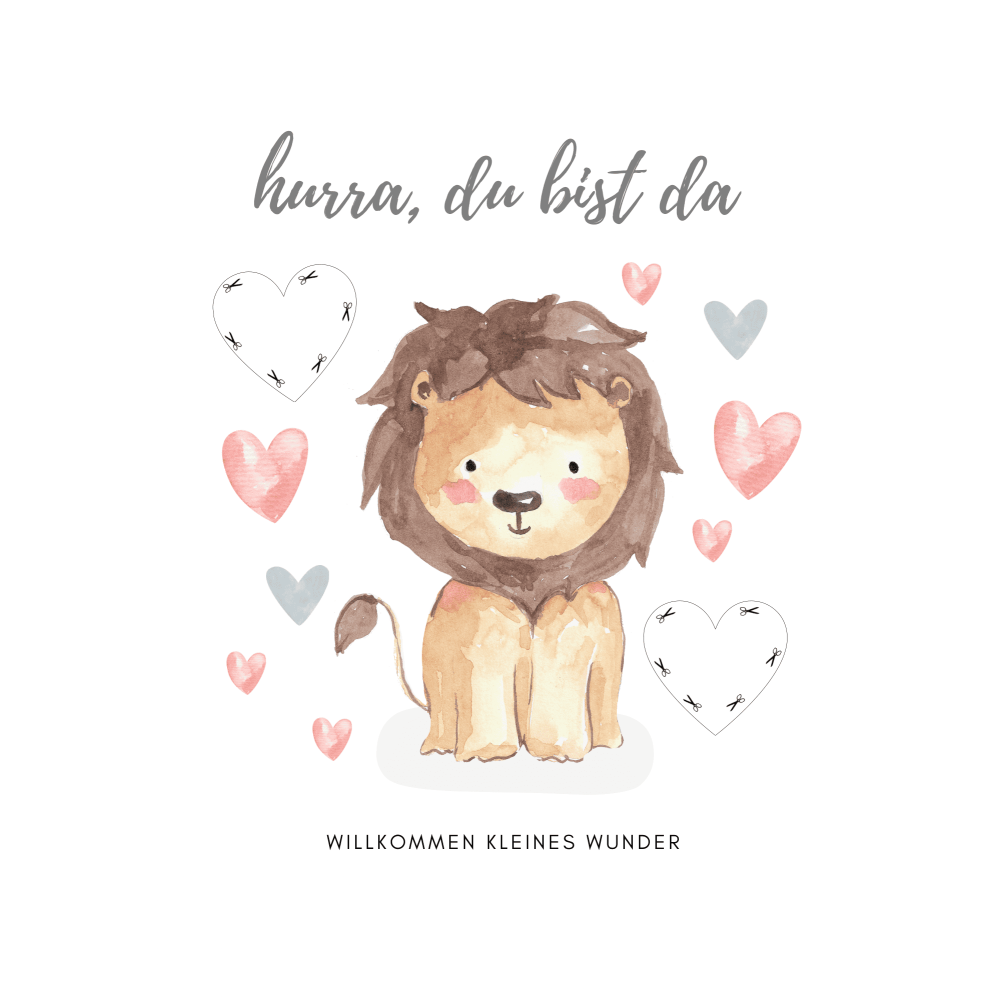 elchkids Kategorien  Geldgeschenk Baby Geburt "Leo" - Download zum Ausdrucken 3,75 € 3,50 €