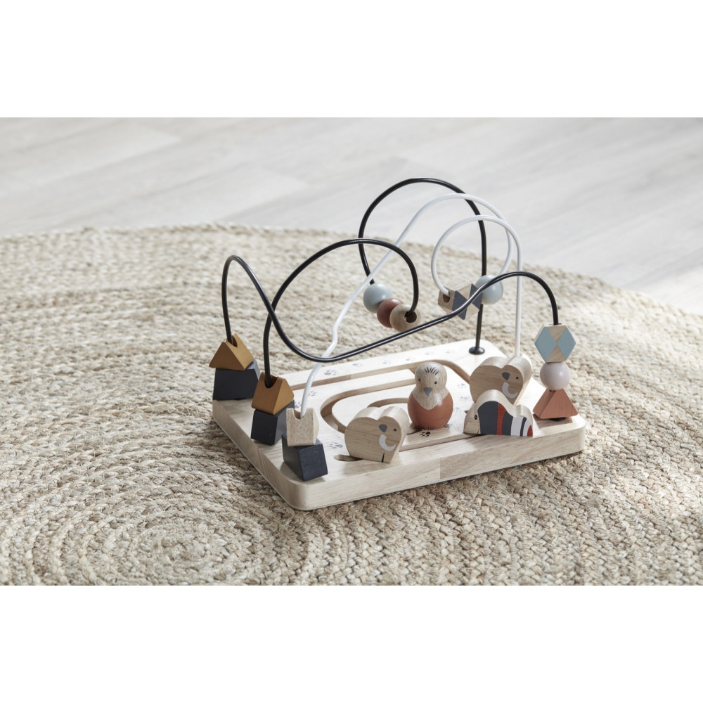 Kids Concept Motorikschleife & Labyrinth aus Holz