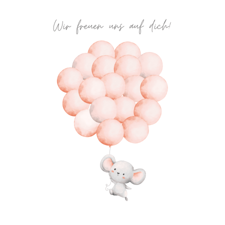 Babyparty Erinnerung "Maus" - Download zum Ausdrucken