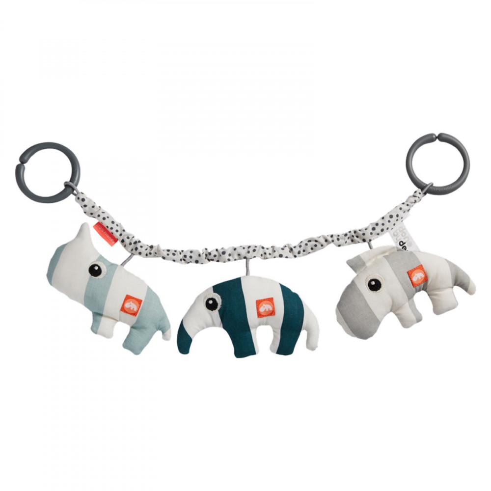 Done by Deer Kinderwagenkette Deer Friends Blau Done by Deer Kinderwagenkette Deer Friends Blau