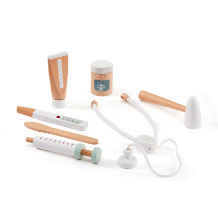 Kids Concept Arztkoffer mit Holz-Zubehör, weiß Kids Concept Arztkoffer mit Holz-Zubehör, weiß