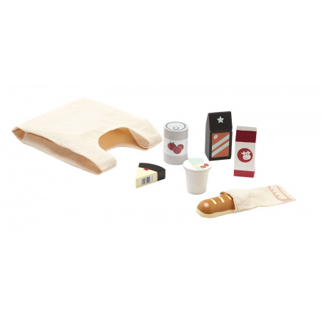Kids Concept Einkaufstüte mit Lebensmitteln aus Holz Kids Concept Einkaufstüte mit Lebensmitteln aus Holz