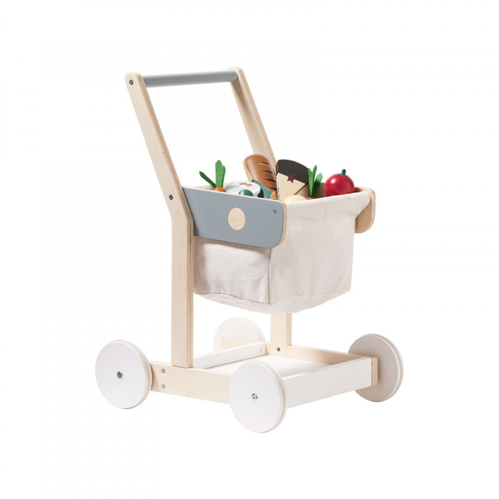 Kids Concept Einkaufswagen aus Holz