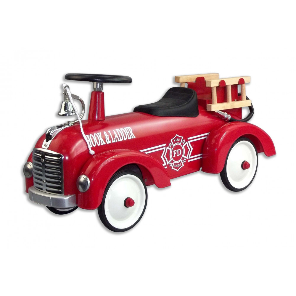 Magni Retro Rutschauto Feuerwehr, aus Metall Magni Retro Rutschauto Feuerwehr, aus Metall