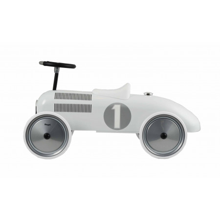 Magni Retro Rutschauto in weiß aus Metall Magni Retro Rutschauto in weiß aus Metall