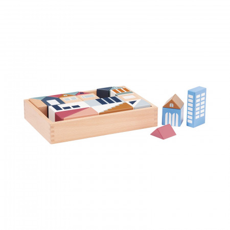 Kids Concept Bausteine Stadt "Aiden" aus Holz