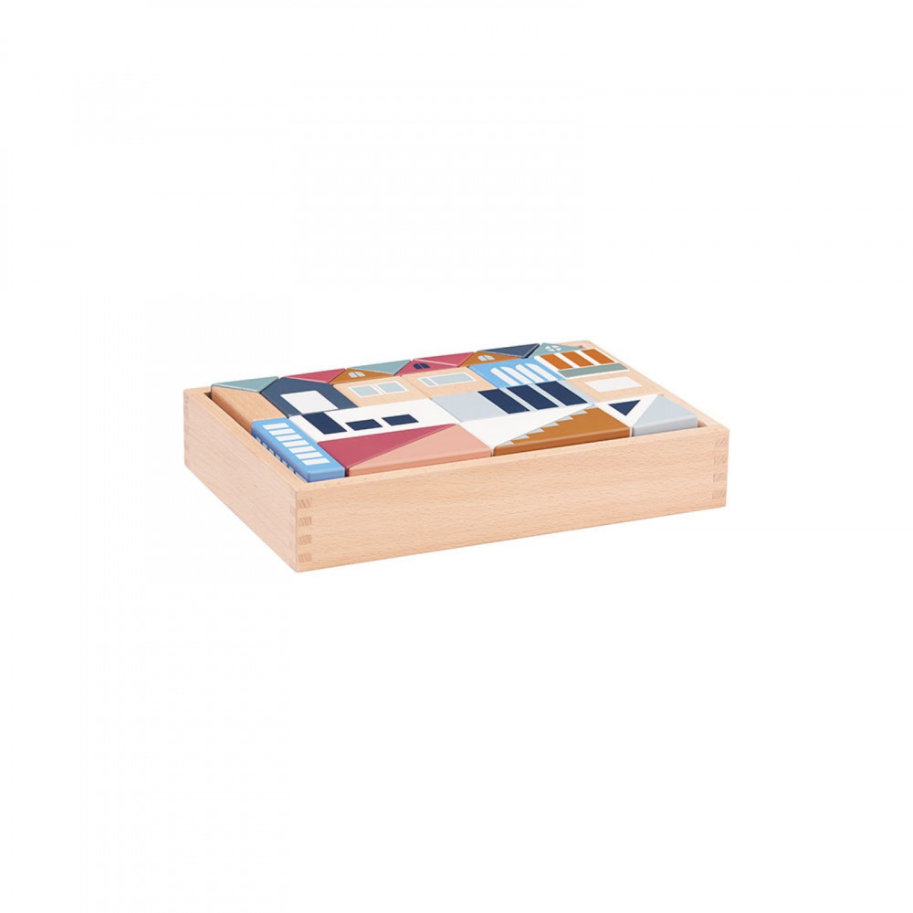 Kids Concept Bausteine Stadt "Aiden" aus Holz
