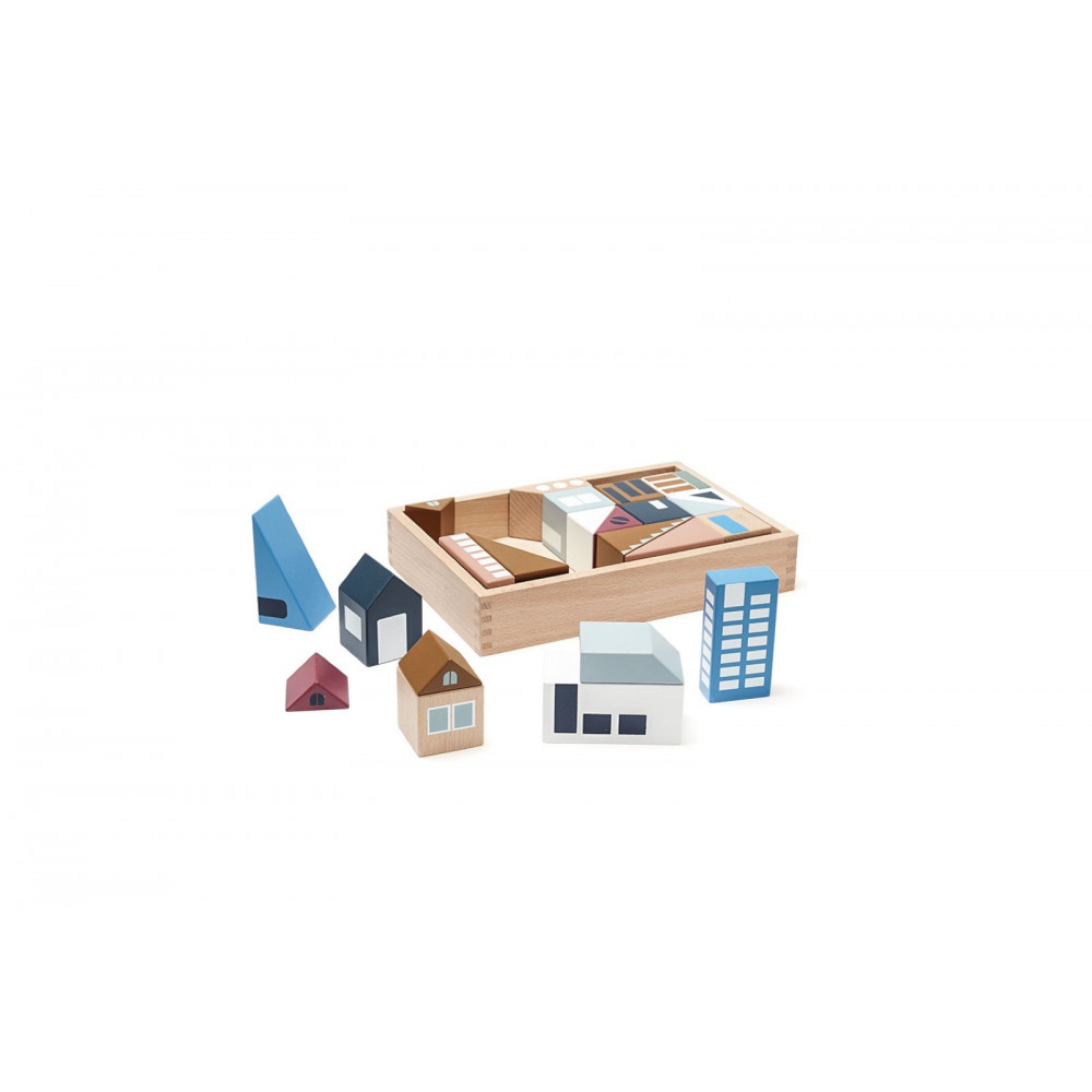 Kids Concept Bausteine Stadt "Aiden" aus Holz