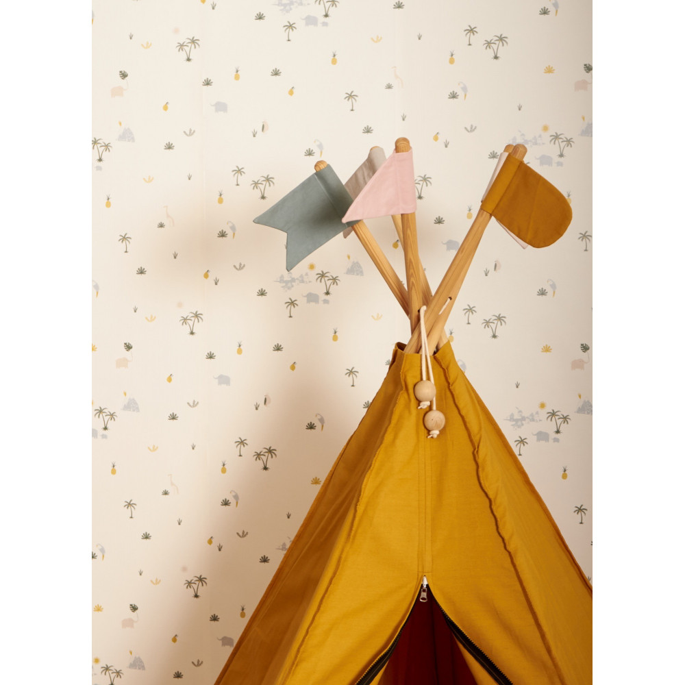 Roommate Hippie Tipi Zelt Senfgelb Roommate Hippie Tipi Zelt Senfgelb