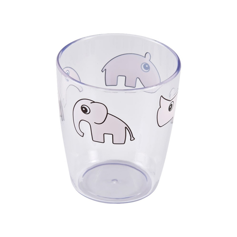 Done by Deer Kinder Glas Yummy Mini, Deer friends, blau