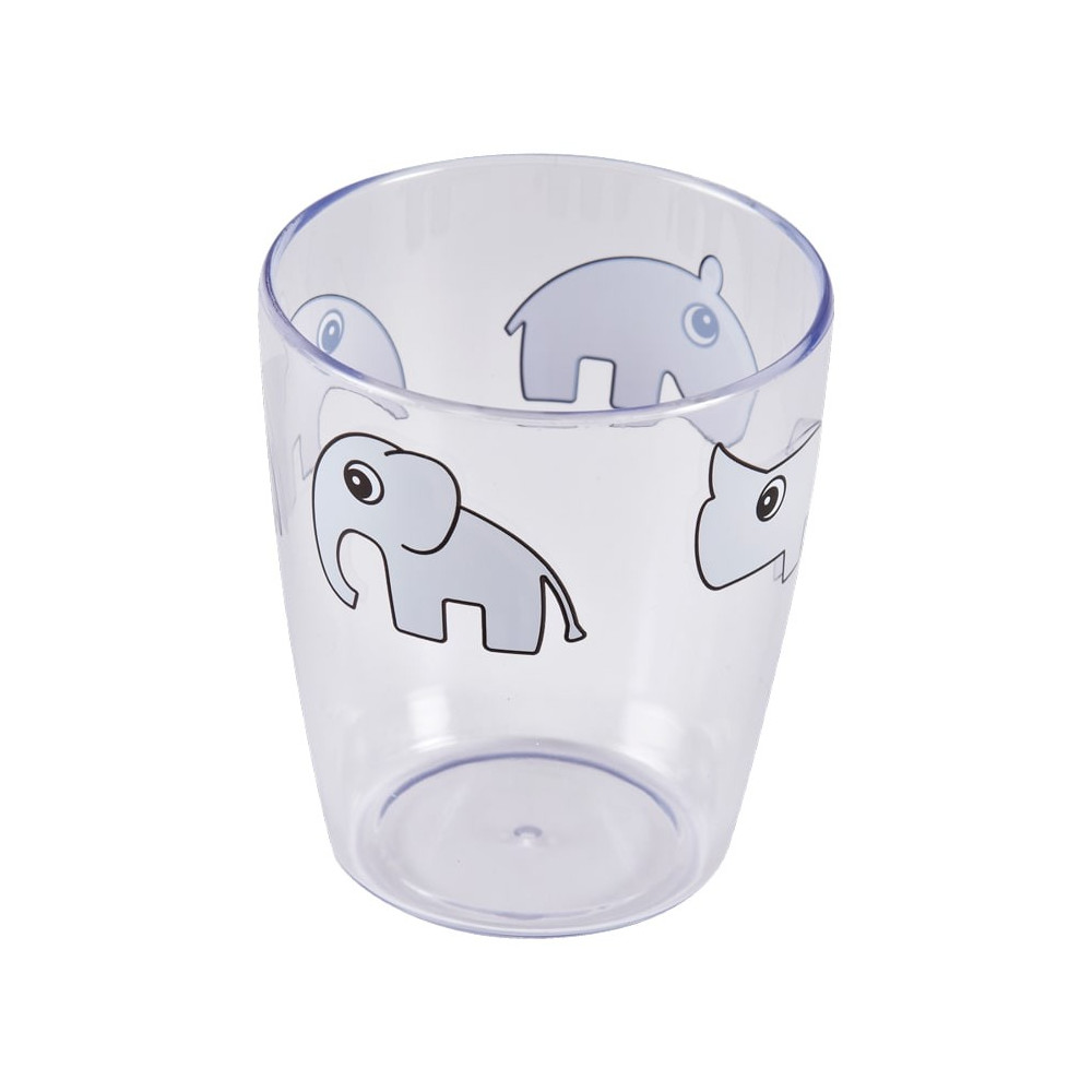 Done by Deer Kinder Glas Yummy Mini, Deer friends, blau