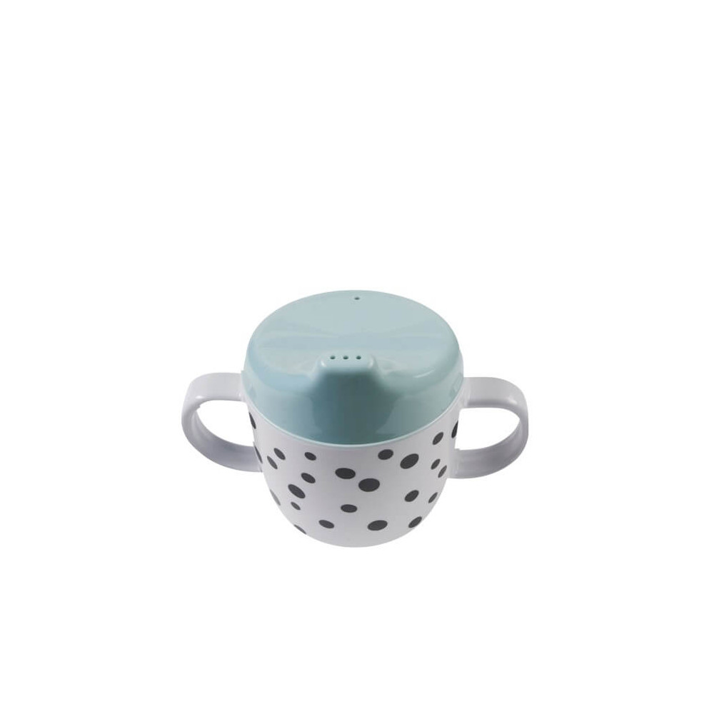 Done by Deer Trinklernbecher Happy Dots, Blau Done by Deer Trinklernbecher Happy Dots, Blau